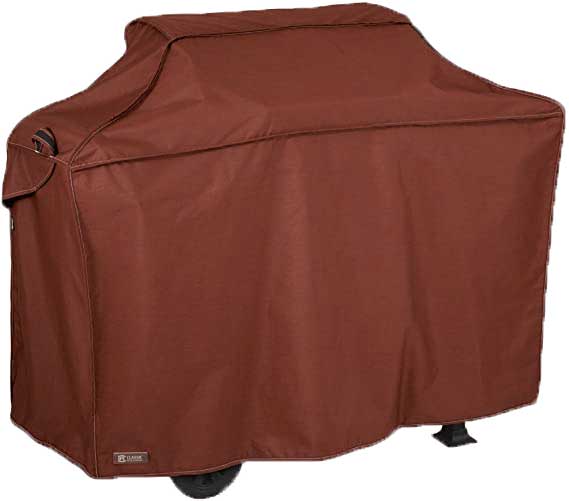 brown color grill cover