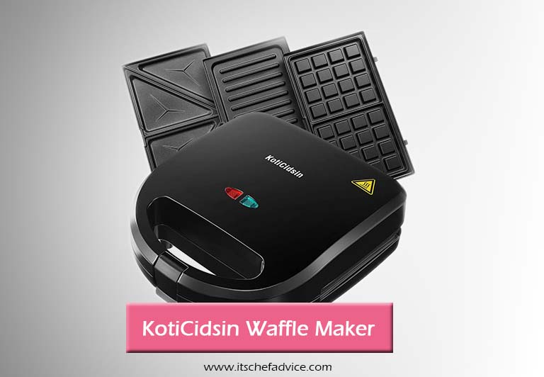 KotiCidsin 3-In-1 Detachable Non-Stick Waffle Maker