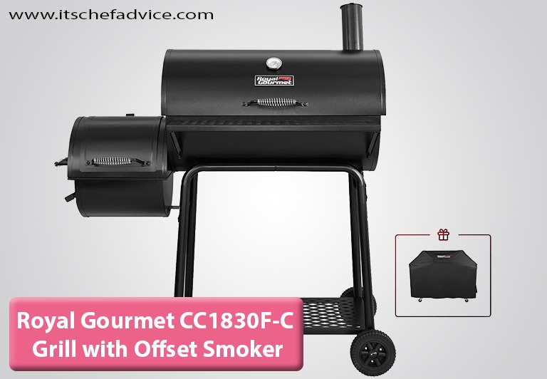 Royal Gourmet Charcoal Grill With Offset Smoker