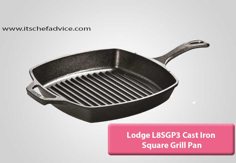 Lodge-L8SGP3-Cast-Iron-Square-Grill-Pan