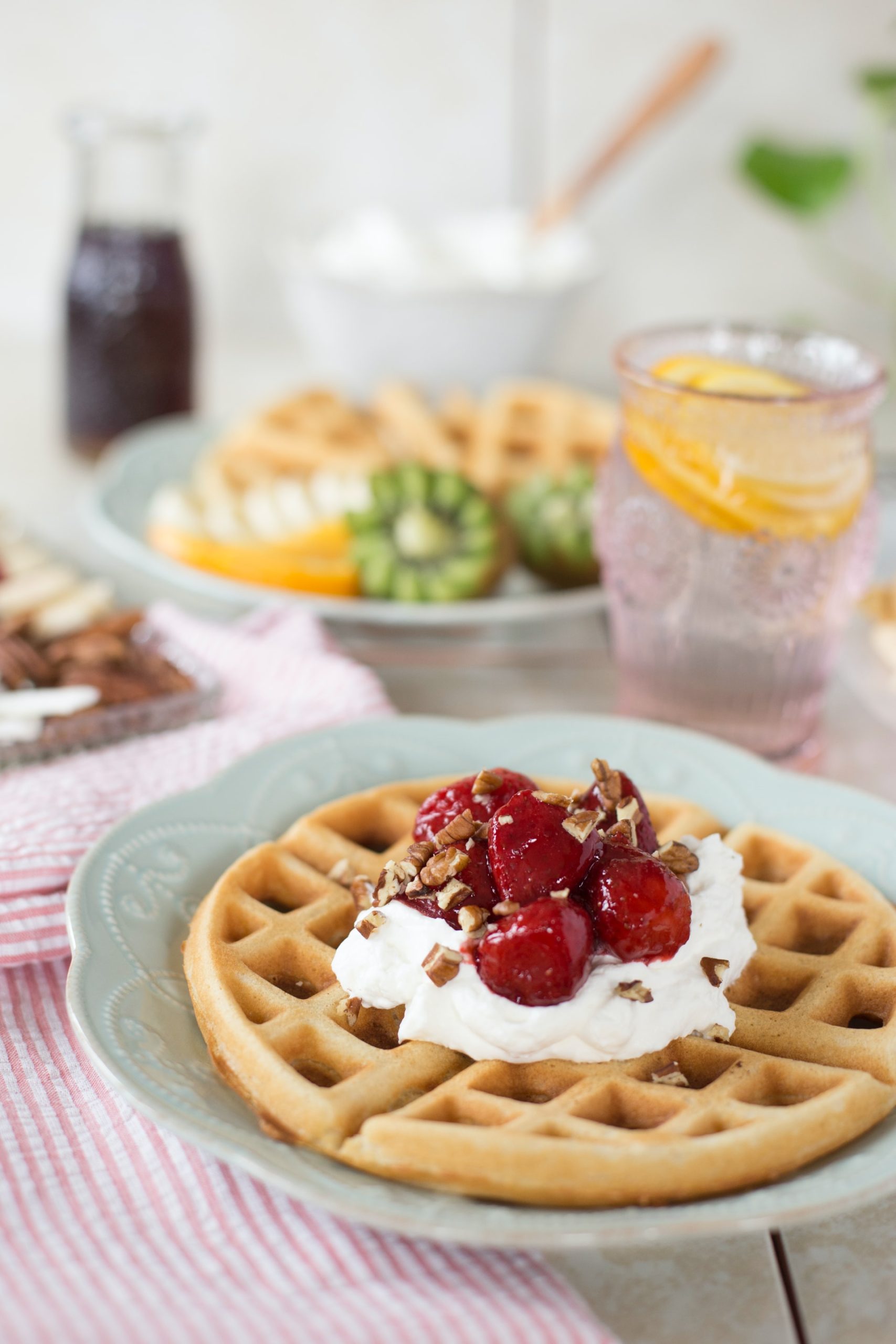 LemonRicotta Cornmeal Waffles Recipe The Chef's Advice