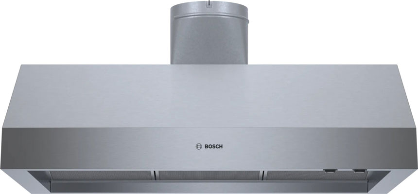 Close up of Bosch Under Cabinet Range Hood