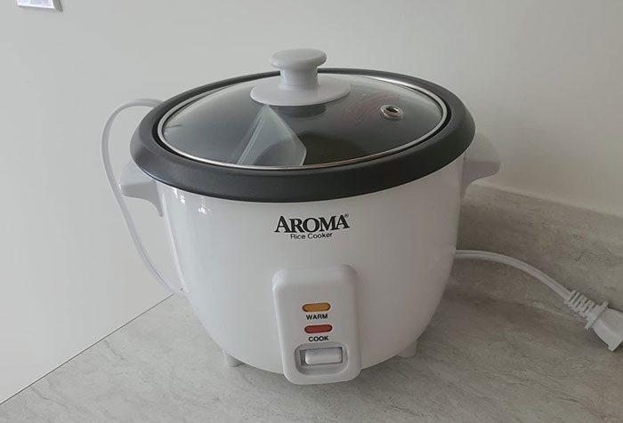 Aroma rice cooker close up
